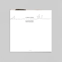 Faire-part Mariage Original | Faire-part Mariage Champêtre^Planet cards Illustration papa et maman