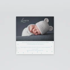 Faire-part Naissance Garçon^Planet cards Informations et pois