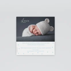 Faire-part Naissance Garçon^Planet cards Informations et pois