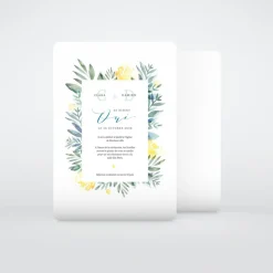 Faire-part Mariage Champêtre^Planet cards Instant Nature