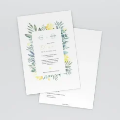 Faire-part Mariage Champêtre^Planet cards Instant Nature