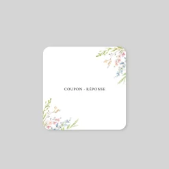 Coupon-réponse Mariage^Planet cards Jardin de Fleurs