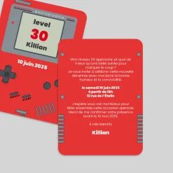 Carte Invitation Anniversaire Adulte Moderne | Carte Invitation Anniversaire Adulte Originale^Planet cards Jeux vidéos