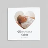 Faire-part Naissance Garçon^Planet cards Joli cœur et picto