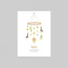 Faire-part Naissance Animaux | Faire-part Naissance Fille^Planet cards Joli Mobile Savane