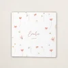 Faire-part Naissance Fille^Planet cards Jolies fleurs champêtres