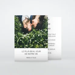 Carte Remerciement Mariage Champêtre^Planet cards Journée Merveilleuse