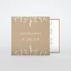 Programme De Mariage^Planet cards Kraft champêtre