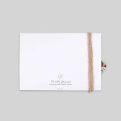 Faire-part Naissance Fille | Faire-part Naissance Garçon^Planet cards Kraft et Brin d'herbe