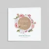Faire-part Mariage Bohème | Faire-part Mariage Champêtre^Planet cards Kraft Et Fleurs Vintage