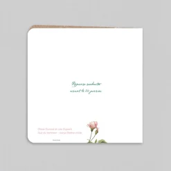 Faire-part Mariage Bohème | Faire-part Mariage Champêtre^Planet cards Kraft Et Fleurs Vintage