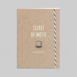 Livret De Baptême^Planet cards Kraft Hipster