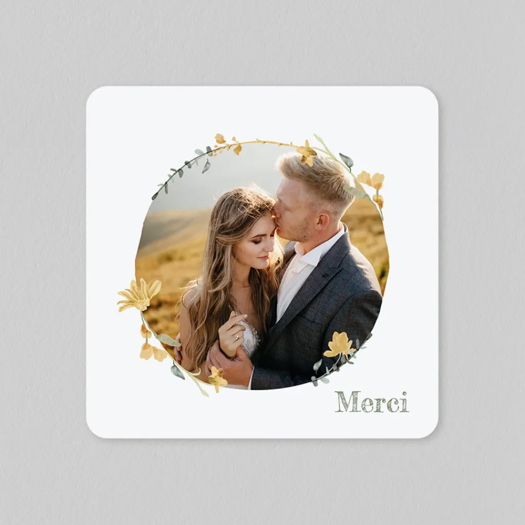 Carte Remerciement Mariage Champêtre^Planet cards La Famille Champêtre