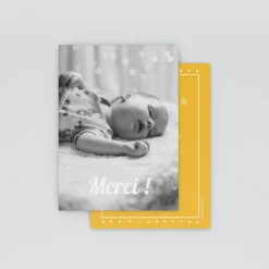 Carte Remerciement Naissance Classique^Planet cards La famille s'agrandit