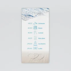 Programme De Mariage^Planet cards La Plage