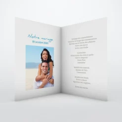 Livret De Messe Mariage^Planet cards La plage