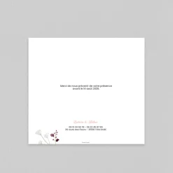 Faire-part Mariage Champêtre^Planet cards La vie est une Fleur