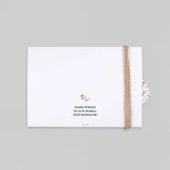 Faire-part Naissance Animaux | Faire-part Naissance Fille^Planet cards Lapin et Couronne Liberty