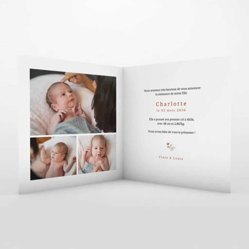 Faire-part Naissance Animaux | Faire-part Naissance Fille^Planet cards Lapin et Liberty