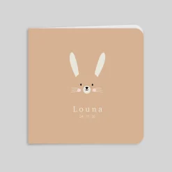 Faire-part Naissance Animaux | Faire-part Naissance Fille^Planet cards Lapin Minimaliste