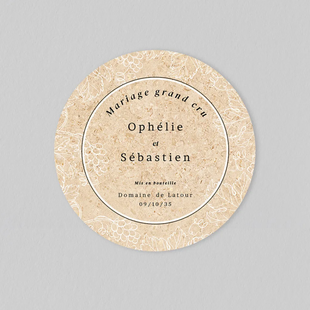 Faire-part Mariage Champêtre^Planet cards Le Bouchon de Mariage