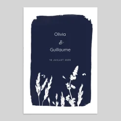 Faire-part Mariage Chic | Faire-part Mariage Original^Planet cards Le Cyanotype et Eucalyptus