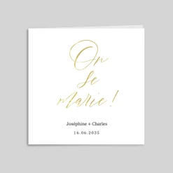 Faire-part Mariage Chic | Faire-part Mariage Dorure^Planet cards Le grand Jour