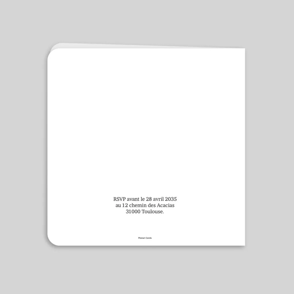 Faire-part Mariage Chic | Faire-part Mariage Dorure^Planet cards Le grand Jour