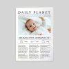 Faire-part Naissance Original | Faire-part Naissance Fille^Planet cards Le journal de bébé