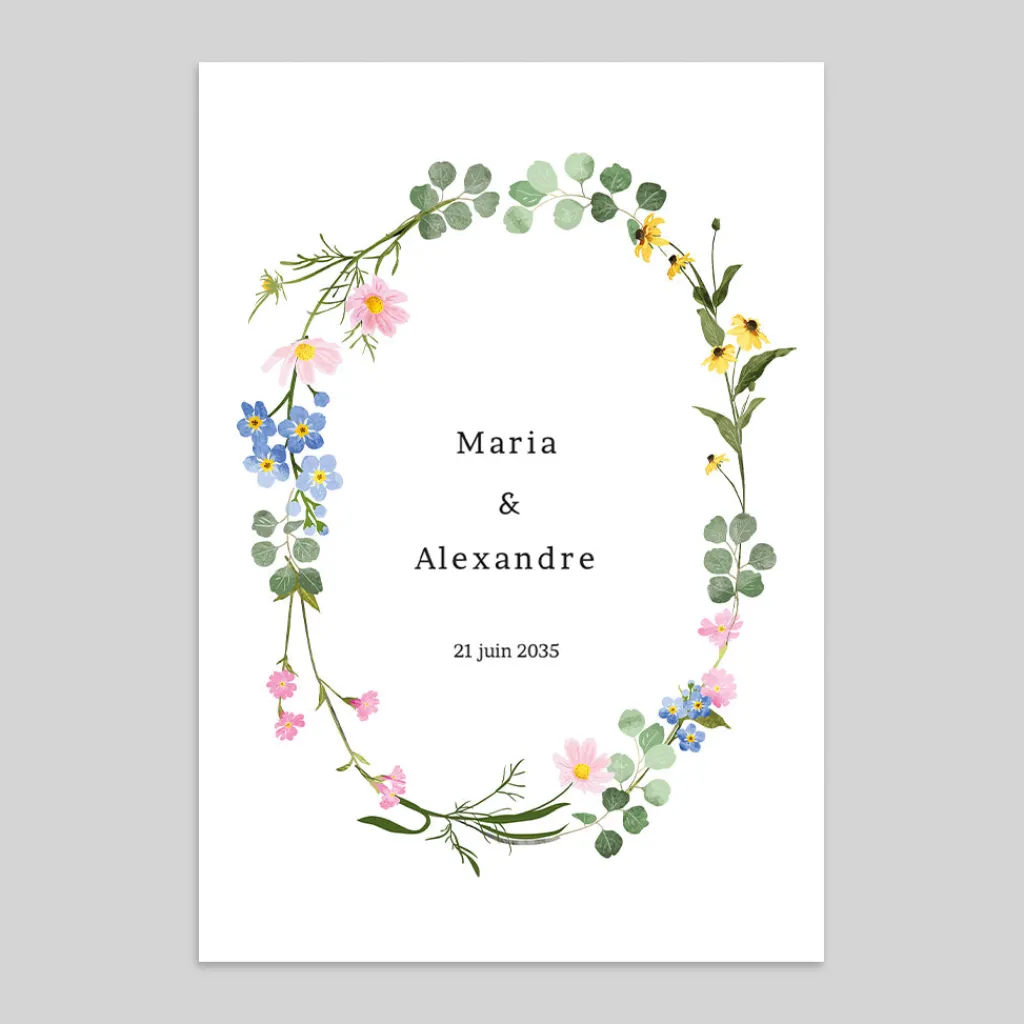 Faire-part Mariage Chic | Gamme Complète^Planet cards Le Printemps