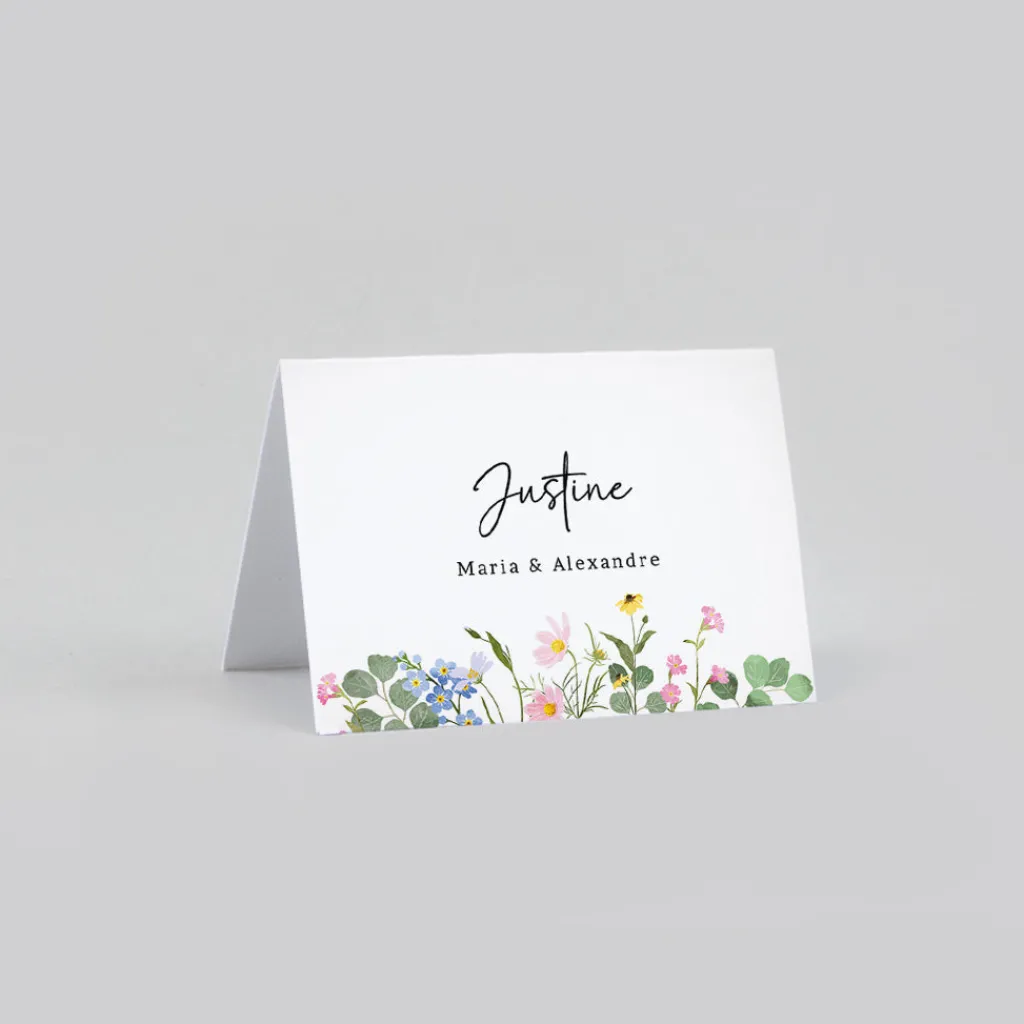 Marque-place Mariage^Planet cards Le Printemps