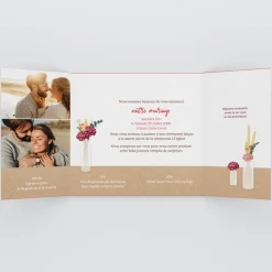 Faire-part Mariage Bohème | Faire-part Mariage Champêtre^Planet cards Les Vases