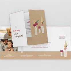 Faire-part Mariage Bohème | Faire-part Mariage Champêtre^Planet cards Les Vases
