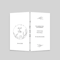 Faire-part Mariage Champêtre | Gamme Complète^Planet cards Lettrine Délicate