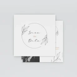 Save The Date^Planet cards Lettrine Délicate et Photo