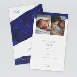 Faire-part Naissance Fille | Faire-part Naissance Garçon^Planet cards Leur Petit Univers Solaire