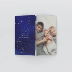 Faire-part Naissance Fille | Faire-part Naissance Garçon^Planet cards Leur Univers Étoilé Lunaire