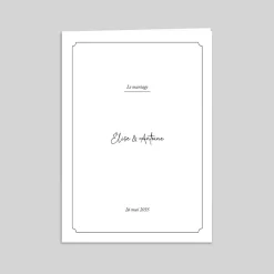 Livret De Messe Mariage^Planet cards Élégance