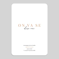Faire-part Mariage Chic^Planet cards Élégance et Typo