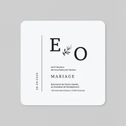 Faire-part Mariage Champêtre^Planet cards Élégance Végétale