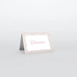 Marque-place Baptême^Planet cards Liberty Religieux