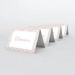 Marque-place Baptême^Planet cards Liberty Religieux