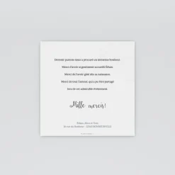 Carte Remerciement Naissance Classique^Planet cards Lune Et Petits Nuages