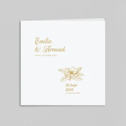 Faire-part Mariage Chic^Planet cards L'Unique Fleur