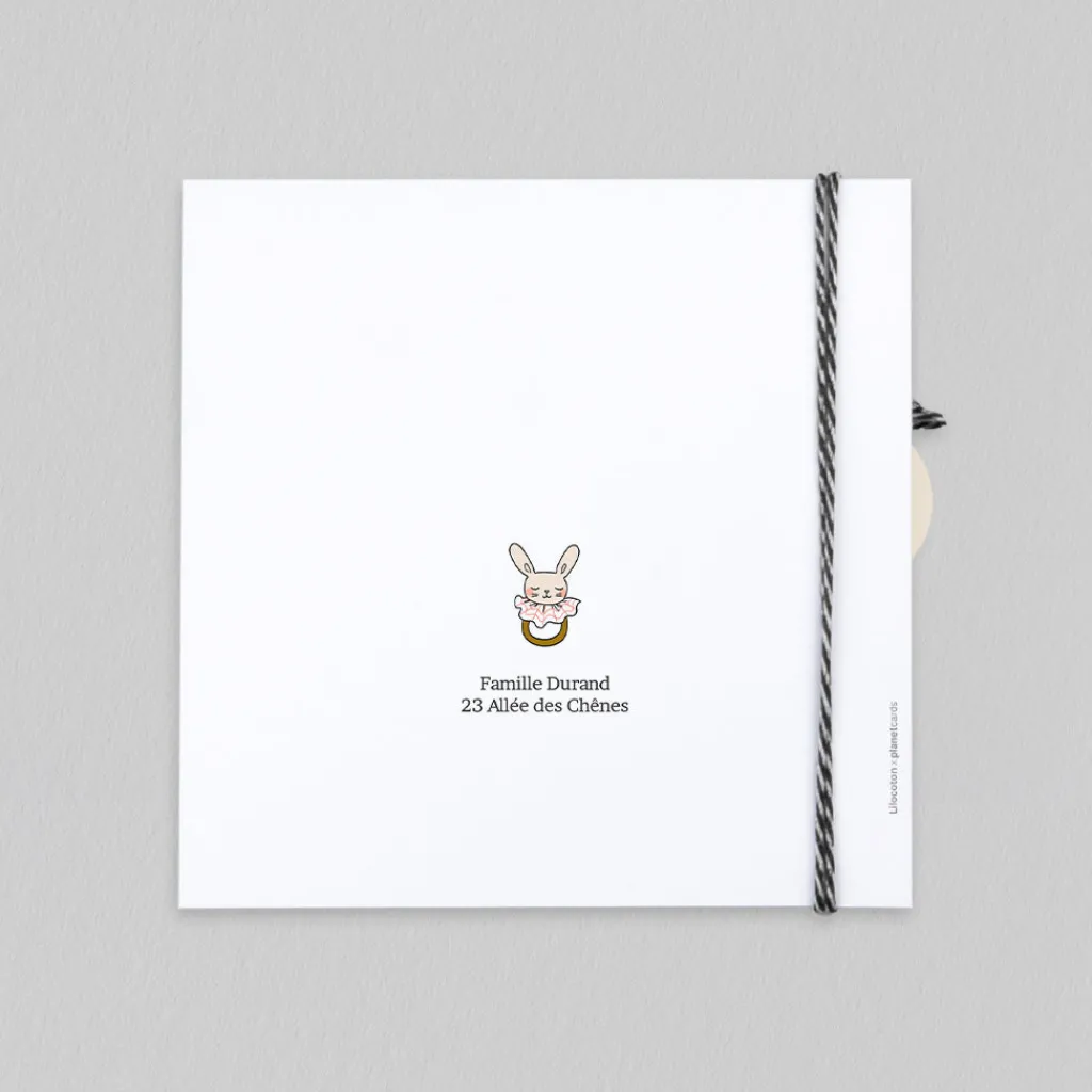 Créations En Collaboration | Faire-part Naissance Fille^Planet cards Ma grande Soeur