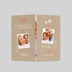Faire-part Mariage Original | Faire-part Mariage Champêtre^Planet cards Ma Maman et Mon Papa