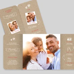 Faire-part Mariage Original | Faire-part Mariage Champêtre^Planet cards Ma Maman et Mon Papa