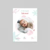 Faire-part Naissance Animaux | Faire-part Naissance Magnet^Planet cards Ma petite baleine Rose