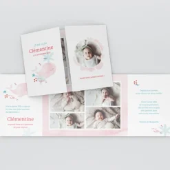Faire-part Naissance Animaux | Faire-part Naissance Magnet^Planet cards Ma petite baleine Rose