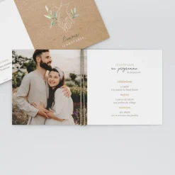Faire-part Mariage Bohème | Faire-part Mariage Champêtre^Planet cards Mains Végétales